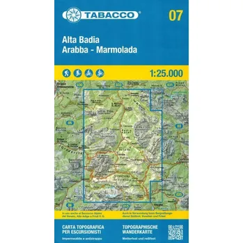 Alta Badia, Arabba, Marmolada, 1:25 000 Kolektiv autorů