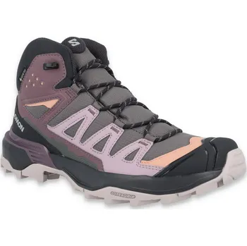 Dámská treková obuv Salomon X Ultra 360 Mid GTX W L47448700 - plum kitten/phantom cork 38