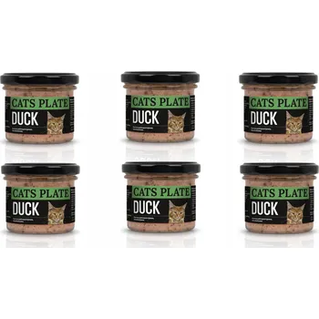 Krmivo pro kočku Cats Plate krmivo mokrá kachna 0,1 kg