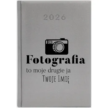 Kalendář Knižní kalendář 2026 A5 FunnyCase stříbrný