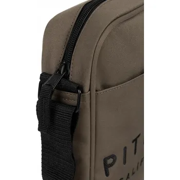 Pitbull kabelka kabelka přes rameno polyester hnědá