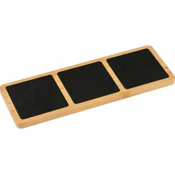 Kuchyňské prkénko Servírovací prkénko bambusové s břidlicovou vložkou Wneko