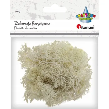 Obraz Floristická dekorace mech chrobotek béžový 20g Titanum