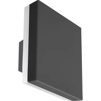 Nástěnné svítidlo Nástěnné svítidlo Italux černé, integrovaný LED zdroj 12 W