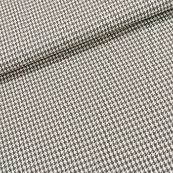 Šatovka směsová / kostýmovka 2888/01, šedo-bílé pepito, š.145cm (látka v metráži)