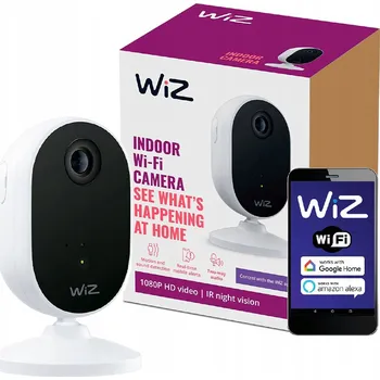 Zabezpečení domácnosti Vnitřní FullHD 1080P kamera DEN/NOC IR ALARM WiFi SMART aplikace WiZ