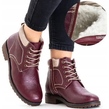 Dámská zimní obuv Wojtyłko dámské kotníkové boty kostka velikost 36