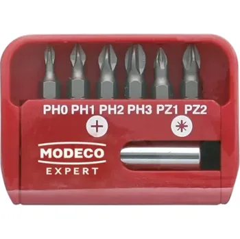 Bit MODECO sada bitů do vrtačky 6+1 N-15-502
