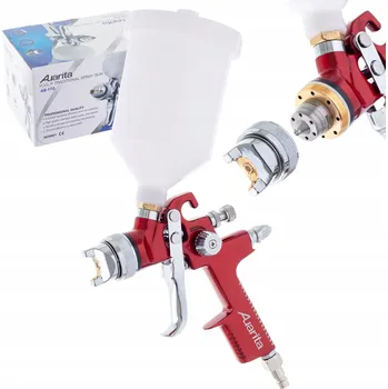 Stříkací pistole LAKOVACÍ PISTOLE AUARITA S HORNÍ NÁDRŽKOU HVLP 2.5MM PROFESIONÁLNÍ 600ML