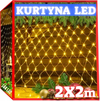 Vánoční dekorace Vánoční osvětlení na stromeček Eddcom venkovní 3,7 m 101 - 200 světýlek