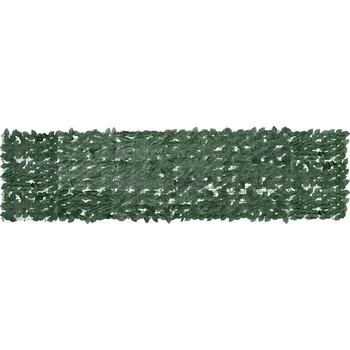 Stínicí technika zahrada-XL Balkónová zástěna s tmavě zelenými listy 300 x 75 cm 315483