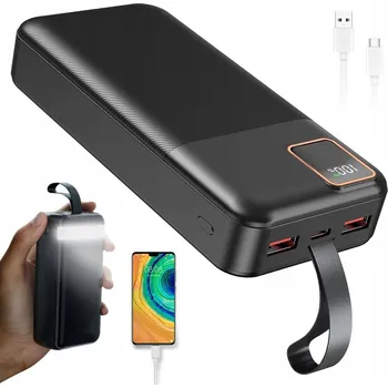 Powerbanka POWERBANKA 30000MAH - NABÍJENÍ 3 ZAŘÍZENÍ SOUČASNĚ - IDEÁLNÍ PRO RODINU