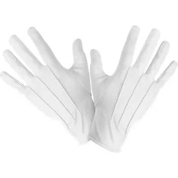 Widmann Krátké rukavice bílé Karnevalový doplněk Widmann Krátké rukavice bílé
