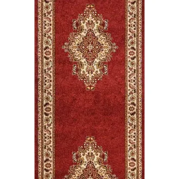 Koberec Vopi Běhoun Medailon 6985A červeno-krémový (Varianta: 1 BM šíře 100 cm)