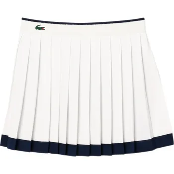 Dámská sukně Dámská sukně Lacoste Ultra-Dry Stretch Tennis Skirt Flour/Navy Blue L