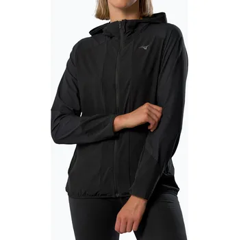 Běžecké oblečení Dámská běžecká bunda Mizuno Active Alpha Hodded black