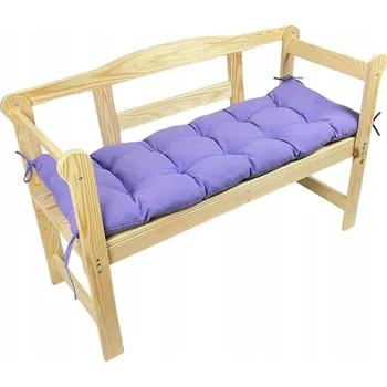 Podsedák Polštář na lavičku Zahradní podsedák na lavičku SVĚTLE FIALOVÝ 120 cm