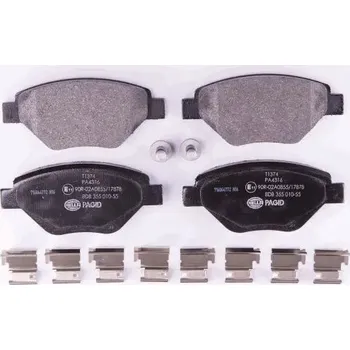 Brzdová destička Hella 8DB 355 010-551 Sada brzdových destiček, kotoučové brzdy