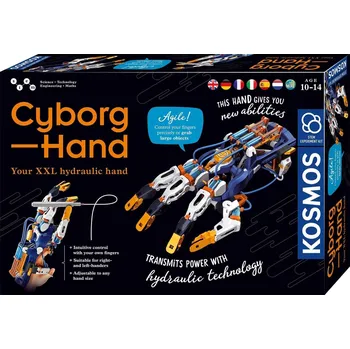 kreativní sada KOSMOS Cyborg Hand | Hydraulicky ovládaná XXL robotická ruka