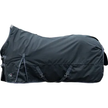 Deka pro koně HKM Deka výběhová Glasgow HKM, s vyšším krkem, 300 g, černá Délka zad: 165 cm