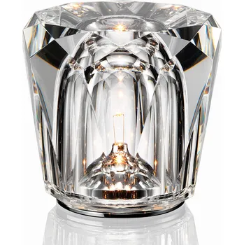 Lampička Ambientec XL2-AX Xtal Acrux, bateriová lampička z křišťálového skla, LED 2000K dotykové stmívání, Ø8,7x8,2cm, IP66