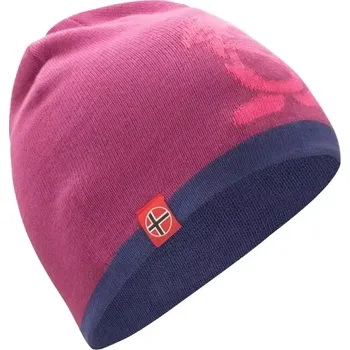 Čepice Zimní čepice TROLLKIDS Troll Beanie - bright berry/dark purple 52-58