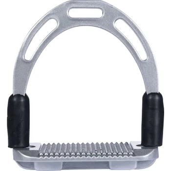 HKM Třmeny bezpečnostní Ultra Safety HKM, 12 cm, pár, silver extraflex