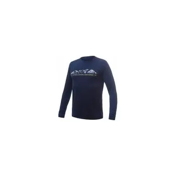 Oblečení a móda SENSOR MERINO ACTIVE PT MOUNTAINS pánské triko dl.rukáv deep blue XL; Modrá triko + DÁREK DLE VÝBĚRU!