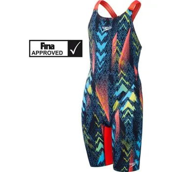 Dámské plavky Závodní plavky - kombinéza Speedo Fastskin Endurance+ Max pruhovaná, Velikosti 34