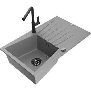 Granitový dřez Jednodřez Mexen Cesar granitový šedý