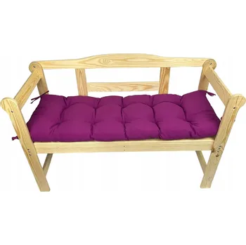 Podsedák Polštář na lavičku Zahradní Poduška na lavičku FUKSJA 120x60