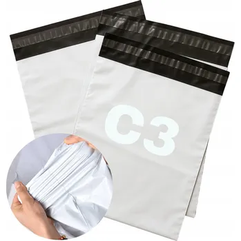 Obálka PLASTOVÉ OBÁLKY fóliové obálky pro balení PEVNÉ C3 350x460mm 50 Ks