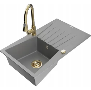 Granitový dřez Jednodřez Mexen Cesar granitový šedý
