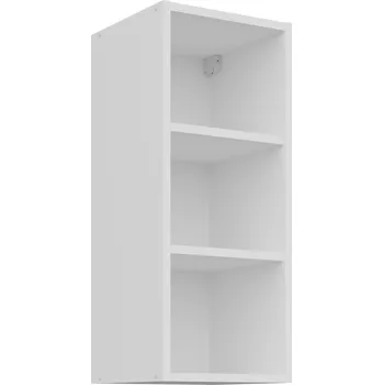Kuchyňská skříňka LEMPERT Horní otevřená skříňka 51 (30 / 72 cm) - bílá