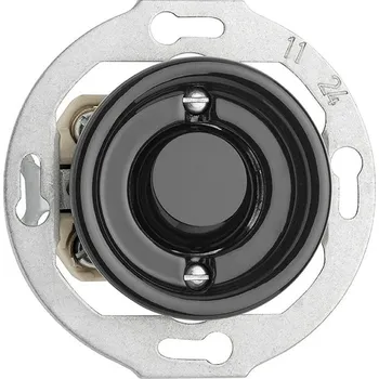 vypínač Porcelánový vypínač kolébkový modul č.7 černý