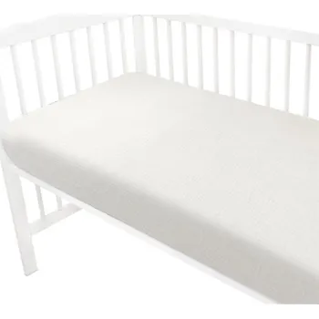 Prostěradlo Baby Nellys Mušelínové prostěradlo do postýlky 60 x 120 NATURE double - smetanové Rozměry: 120x60