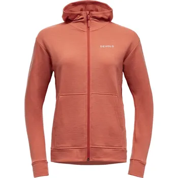 Dámská mikina Devold Everyday Zip Hoodie Wmn Velikost: M / Barva: oranžová