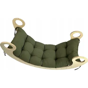 Polštář Polštář houpačka křeslo Montessori olivový XS