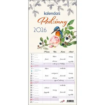 Kalendář Nástěnný kalendář 2026 Edycja Świętego Pawła - Rodinný MALÝ