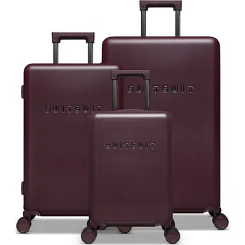 Sada cestovních kufrů SUITSUIT® Mystique Cherry Lacquer - tmavě vínová