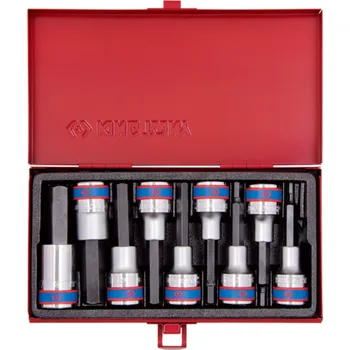 Gola sada Sada zástrčných prodloužených hlavic King Tony 1/2 CrV INBUS H4 - H17 4120PR
