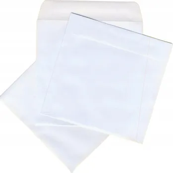 Obálka Bílé obálky na CD NK 125 x 125 mm Balení 100 Kusů OBÁLKA Běžná A&G