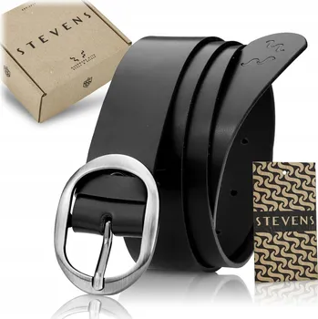 Opasek Stevens černý pásek - ženy