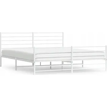 Postel Manželská postel kovová VidaXL 240x200 vícebarevná