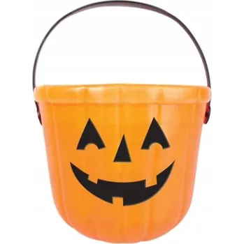 Party dekorace Kyblík na bonbóny Dýně Amscan oranžový