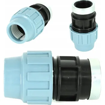 Vodovodní potrubí SPOJKA T-KUS PE 32X1 VNITŘNÍ ZÁVIT PN16 KONEKTOR PRO VODOVODNÍ POTRUBÍ ZAVLAŽOVÁNÍ