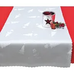 Vánoční ubrusová šála Lamatex - Stromek 38x120