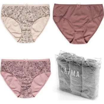 Dámské spodní prádlo LAMA Kalhotky bikini L-122BI vel. 52 3-pack S