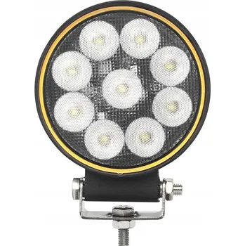 Stojací lampa PRACOVNÍ LAMPA 9xLED KULATÁ 110mm 20W 1133lm ROZPTÝLENÉ SVĚTLO