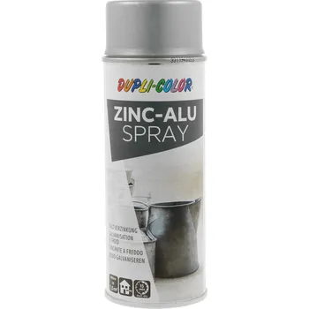 Barva ve spreji DUPLI COLOR zinkový sprej zink alu 400 ml Stříbrná